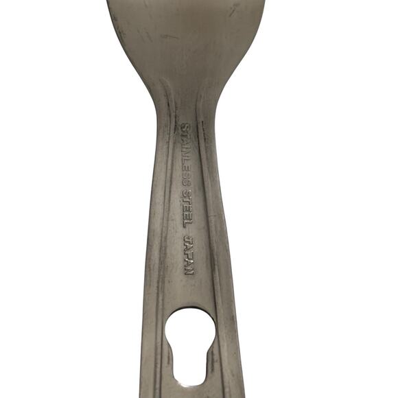 Vtg Stainless Steel Japan Camping Cutlery Utensils Knife Spoon Fork Heavy Duty - Picture 6 of 6